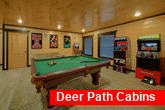 Pool Table and Arcade Games in 5 bedroom cabin 