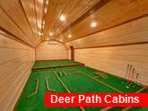 5 bedroom cabin with indoor Putt-Putt games