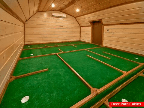 Luxurious cabin rental with Indoor Putt-Putt - Got It All Y'all