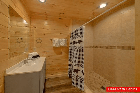 Spacious Master Bathroom with Walk-in Shower - Tennessee Dreamin