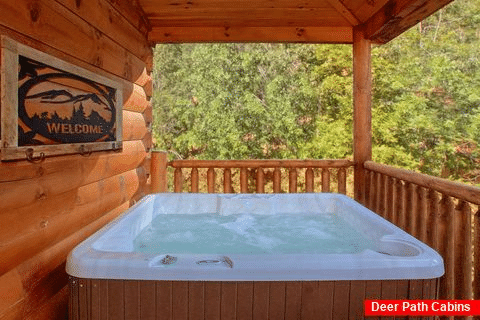 Smoky Mountain Cabin with Hot Tub - A Bear's Creek Plunge