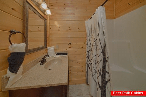 King Bedroom with Connecting Full Bathroom - A Bearadise Splash