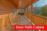 4 Bedroom Cabin with Rocking Chairs and View