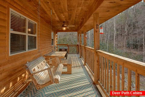 Beautiful 3 Bedroom Cabin Sleeps 8 with Swing - Cedar Ridge