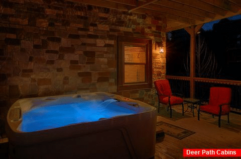 Private Hot Tub with Views - Smoky Vista Lodge
