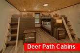 6 bedroom cabin with built in queen bunk beds