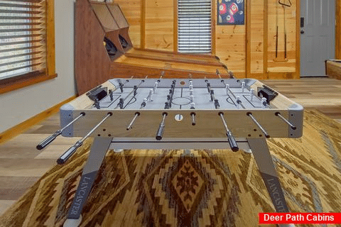 Foos Ball Pool Table Arcade Game Skit Ball Game - Luxury Mountain Hideaway
