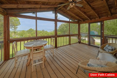 Large Screen in Porch with View 3 Bedroom - On Mountain Time