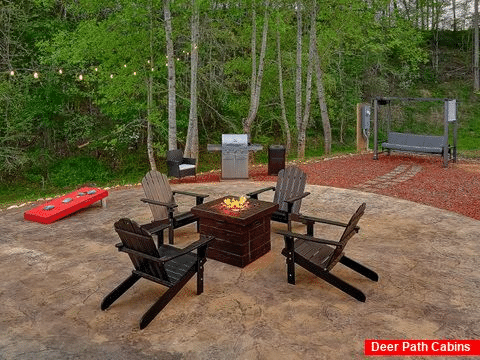 Cabin rental with Fire pit, grill and hot tub - Cardinals Creek