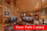 4 bedroom cabin rental with fireplace