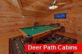 4 bedroom cabin with Pool table and game room