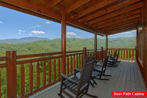 Mountain Views from 4 bedroom rental cabin - Endless Sunrises