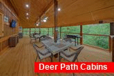 8 Bedroom Cabin with Large Deck & Extra Seating