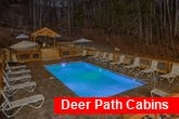 8 Bedroom Cabin with Community Pool 