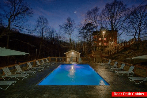 Large Community Pool for 4 Cabins - Bar Mountain IV