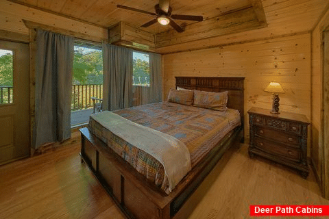 Master Bedroom with King Bed - Above Walden's Creek