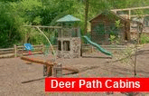 Playground for kids at Cabin Resort on the River