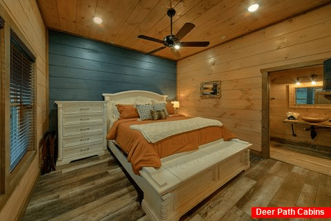 Luxury cabin with Master Bedroom on main level - A View From Above