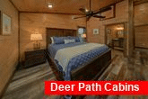 5 Master Bedrooms with King beds in cabin rental