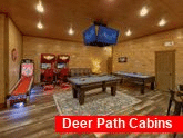 Premium 6 bedroom cabin with game room and pool