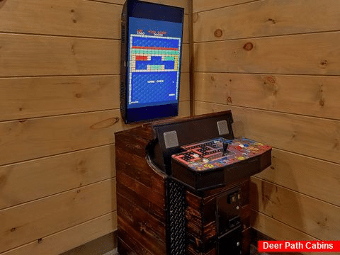 Multi- game arcade game in 6 bedroom cabin - A View From Above