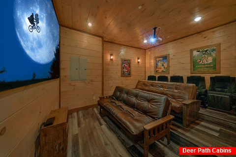 Theater room in Premium 6 bedroom cabin - A View From Above