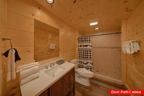 Full Bathroom with Walk-in Shower - Makin' Memories