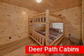 Gatlinburg Cabin with Queen Over Queen Bunk Bed