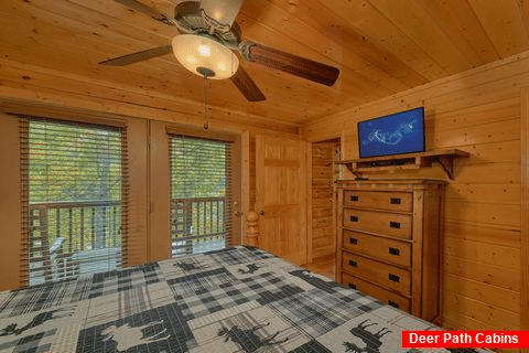 Covered Decks 4 Bedroom Cabin Sleeps 10 - Grand Getaway Cabin