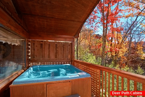 Luxury 1 bedroom Cabin with private Hot Tub - A New Beginning