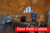 2 bedroom luxury cabin with fireplace