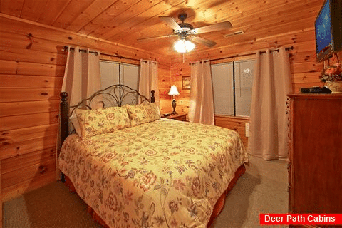 Cabin with 2 living areas and king beds - Great Aspirations