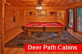 Cabin with pool table and resort pool