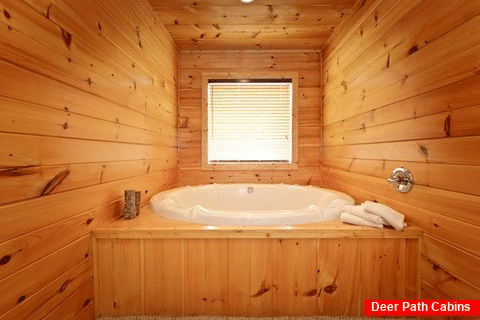 Premium Indoor Jacuzzi in a 1 Bedroom Cabin - Bear Tracks
