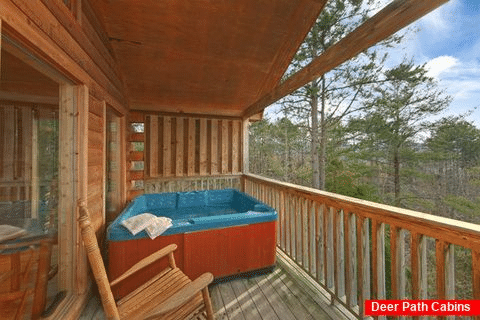 Smoky Mountain Premium Cabin with a Hot Tub - Bear Tracks