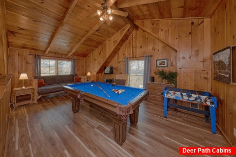 Smoky Mountain Cabin Rental with Pool Table - Serenity Ridge