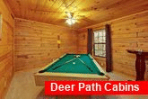 1 Bedroom Cabin with a Pool Table
