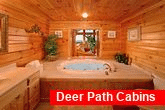 2 Bedroom Cabin with Luxurious Round Jacuzzi Tub
