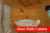 Private Jacuzzi Tub in bath at 2 bedroom cabin