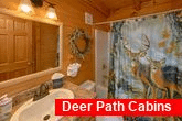 2 bedroom cabin with private master bath