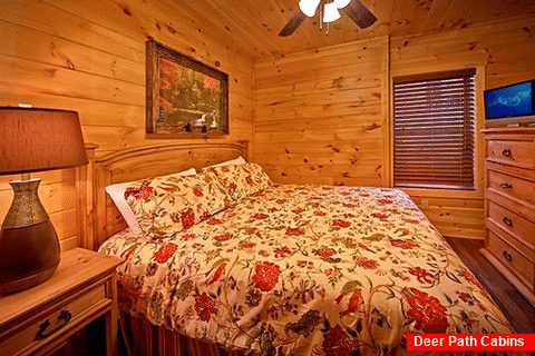 Cabin with 2 king bedrooms - Snuggled Inn