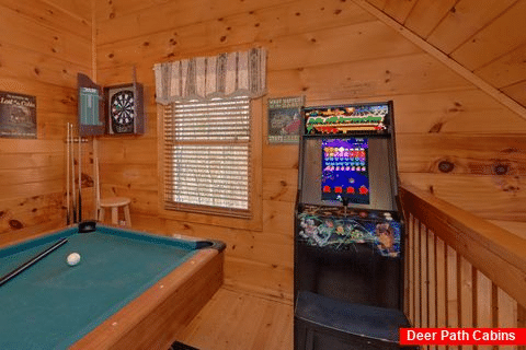 Pool Table in Game Room - A Beary Special Place