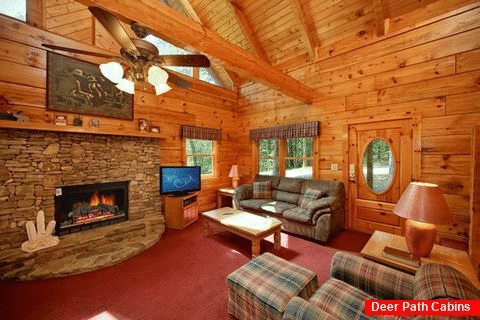 Cabin with Spacious Living Room - A Hidden Mountain
