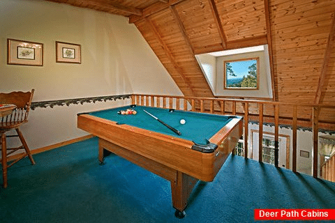 Cabin with Pool Table - Above the Clouds