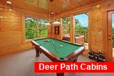 Pool Table in Cabin