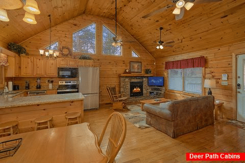 Spacious 2 bedroom cabin with fireplace - Almost Heaven