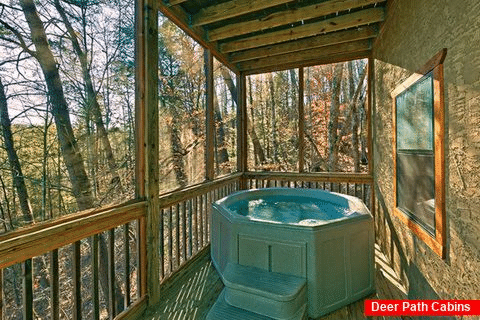 Cabin with Hot Tub for Two - Bear E Nice