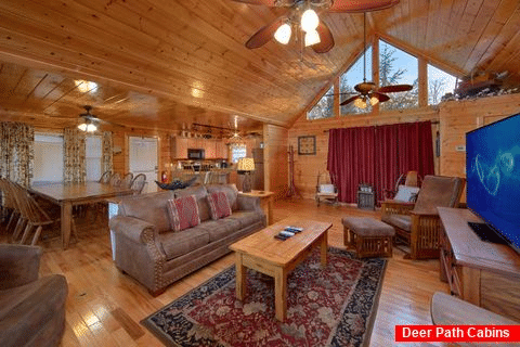 4 Bedroom cabin with spacious living room - del Rio Lodge