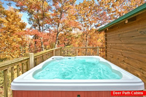 Cabin with Hot Tub on Private Deck - Wonderland