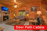 2 Bedroom Cabin with Fireplace in Living Room